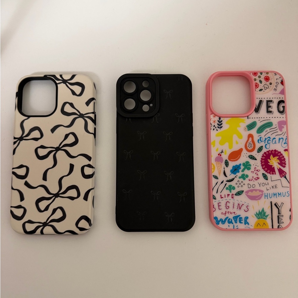 Stylish Black and Multicolor Phone Cases
